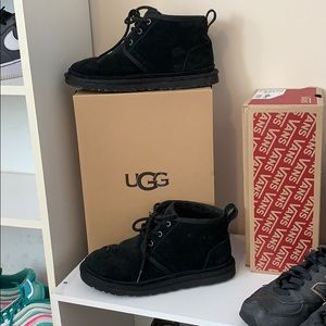Black UGG boots